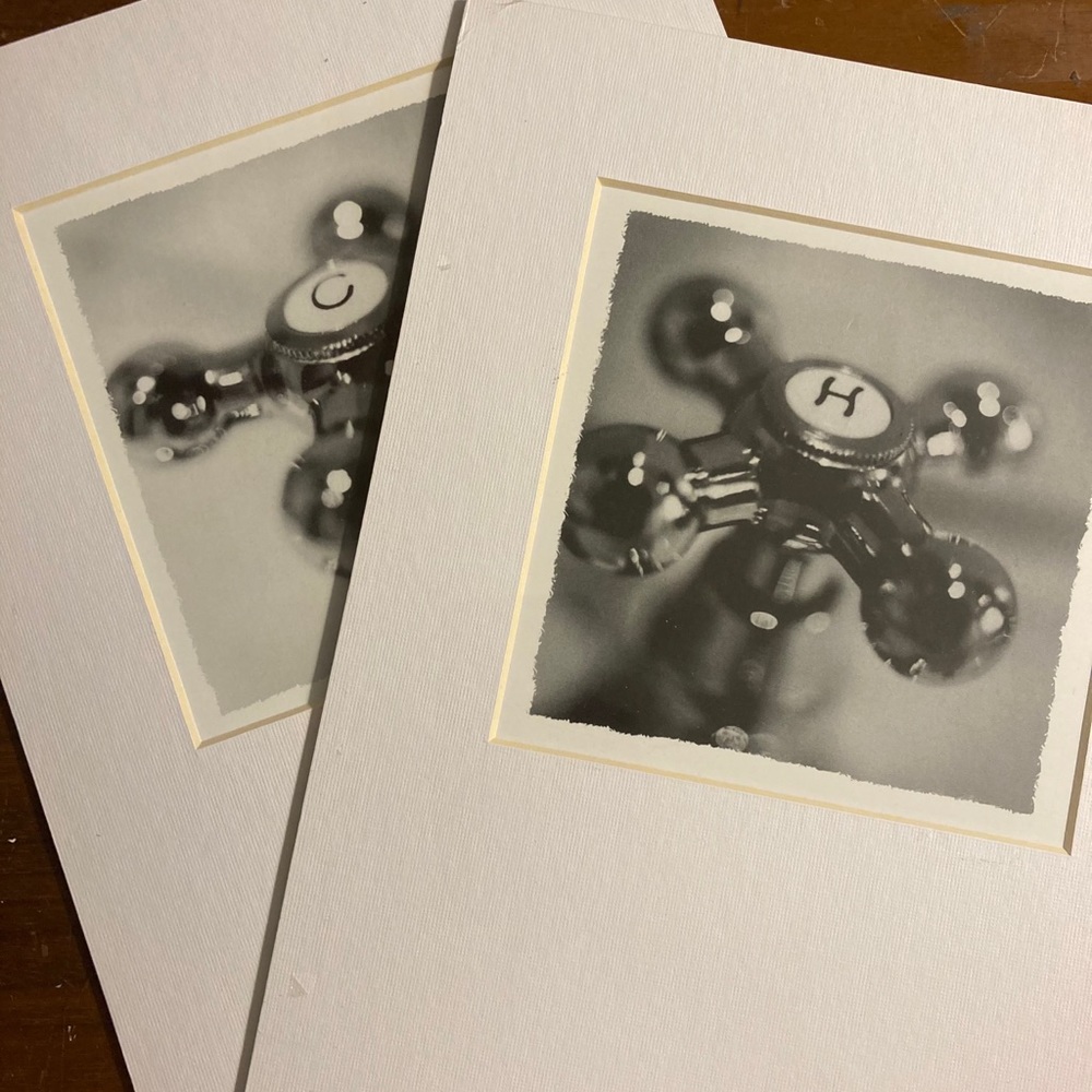 HOT/COLD PRINTS Set of 2 in sealed pkgs.